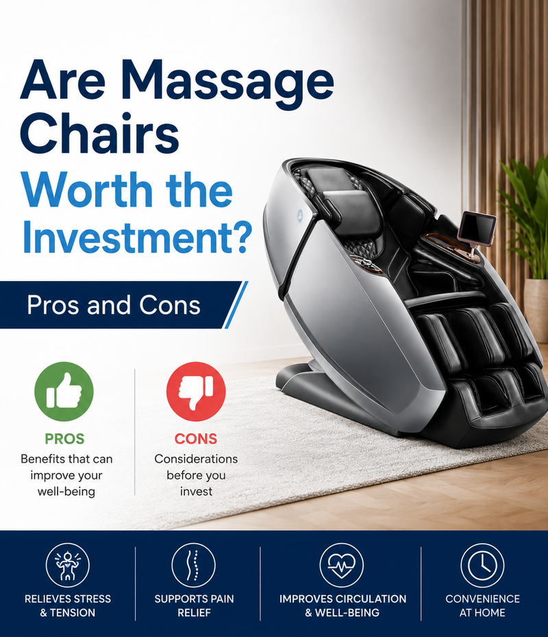 Are Massage Chairs Worth It? Cost, Convenience, Drawbacks and Who They Suit
